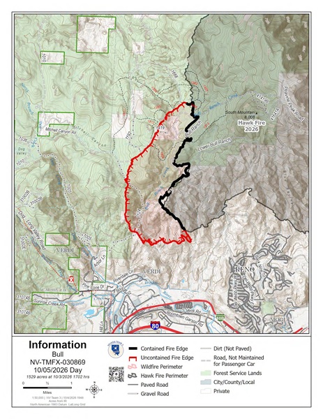 Bull Fire 43 Percent Contained Firefighters Secure Perimeter Amid Challenging Terrain
