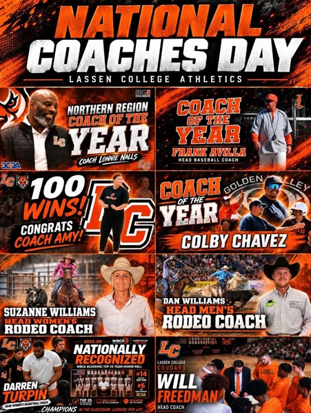 Celebrating Lassen College Coaches on National Coaches Day