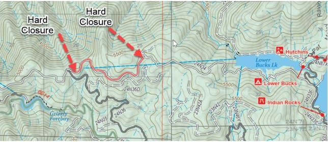 PG&E to Close Part of Forest Service Road 24N34 for Maintenance at Grizzly Powerhouse