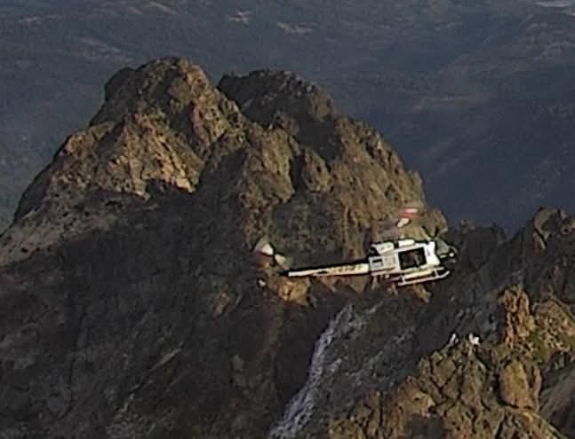Helicopter Hoist Rescue Saves Three Stranded on Sierra Buttes