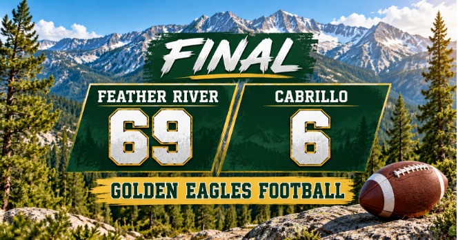 Feather River College Dominates Cabrillo with Balanced Offense and Strong Defense in 69 to 6 Victory