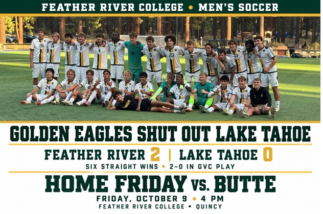 Golden Eagles Shut Out Lake Tahoe, Set Stage for Friday’s Home Match Against Butte
